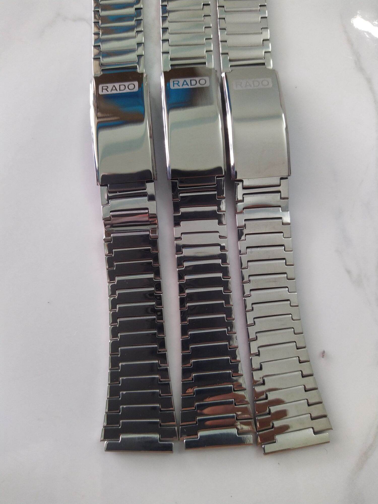 Dây đồng hồ Rado dây thép trắng dây thép thay thế cho đồng hồ rado dây đồng hồ rado dây sắt thay thế cho đồng hồ rado