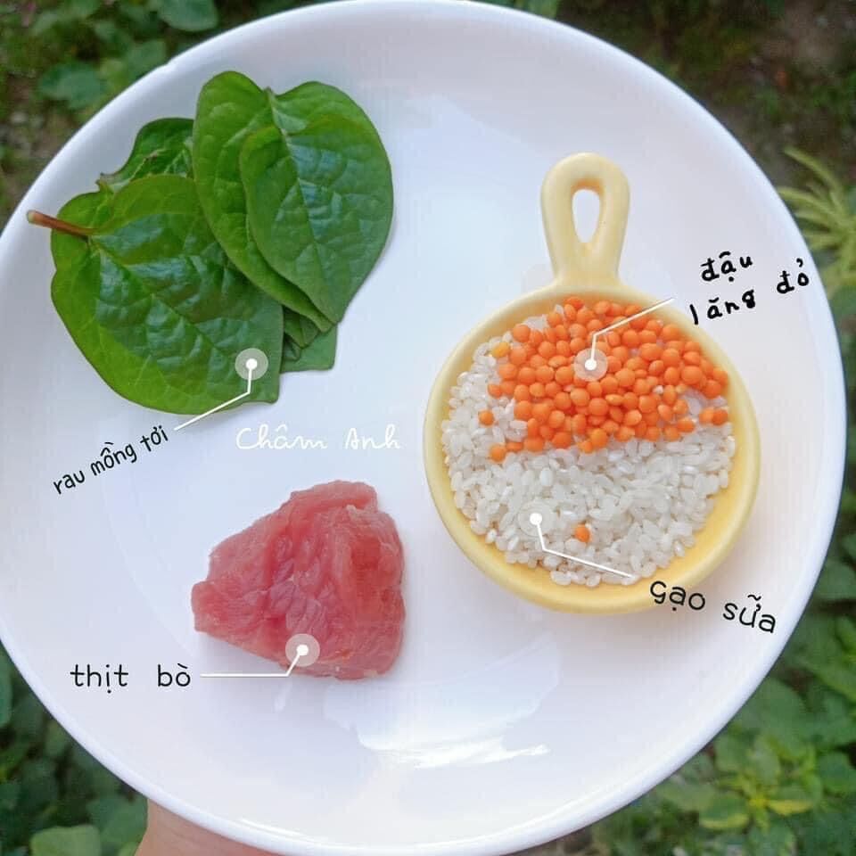 Đậu Lăng Đỏ Cam Hữu Cơ Markal Pháp cho bé ăn dặm