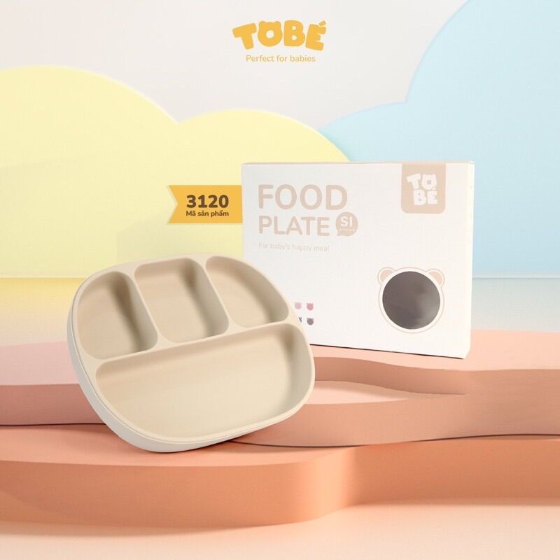 Khay ăn dặm Eco silicone To Bé