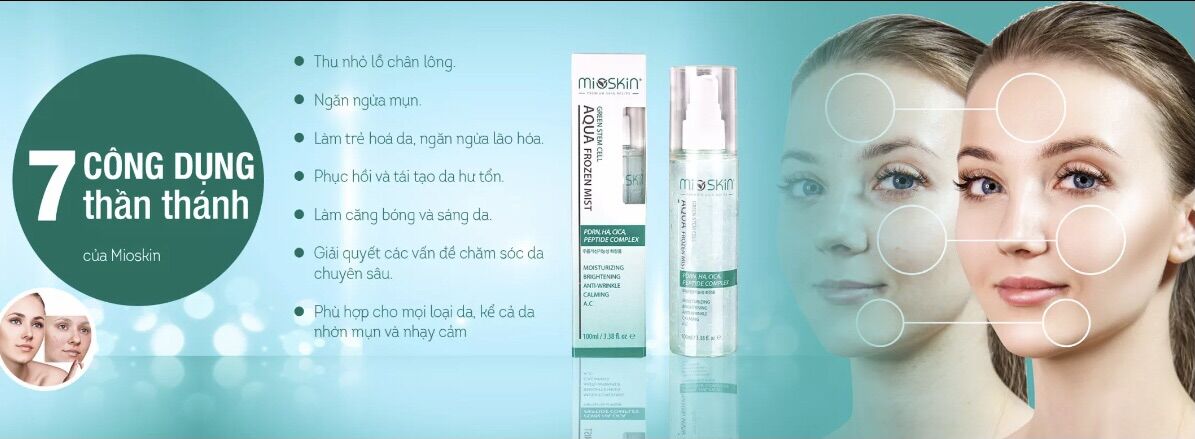 Xịt khoáng căng bóng da Mioskin Hàn Quốc 100ml