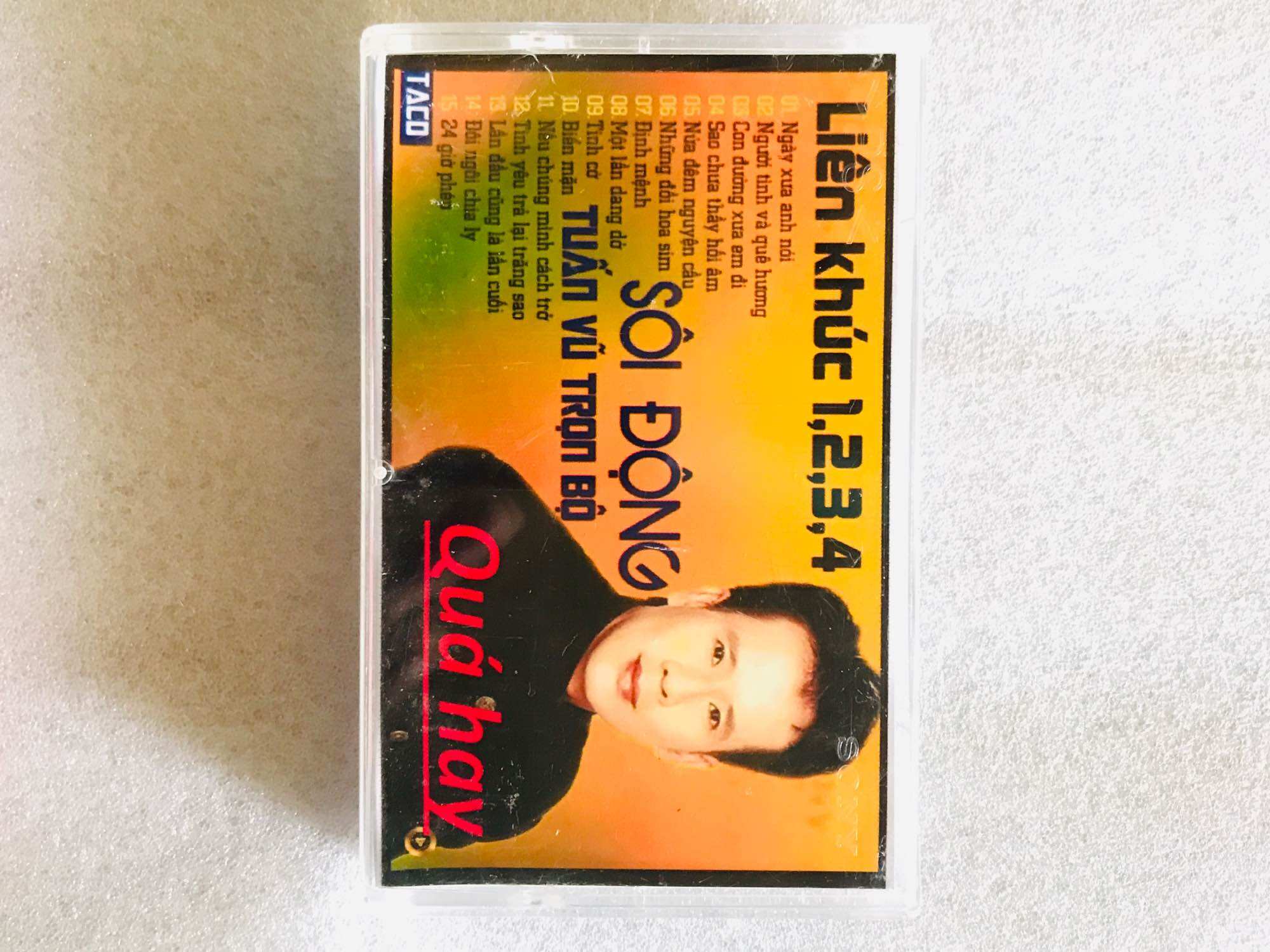Băng cassette nhac LK Tuấn Vũ, băng mới tinh Sony chính hãng
