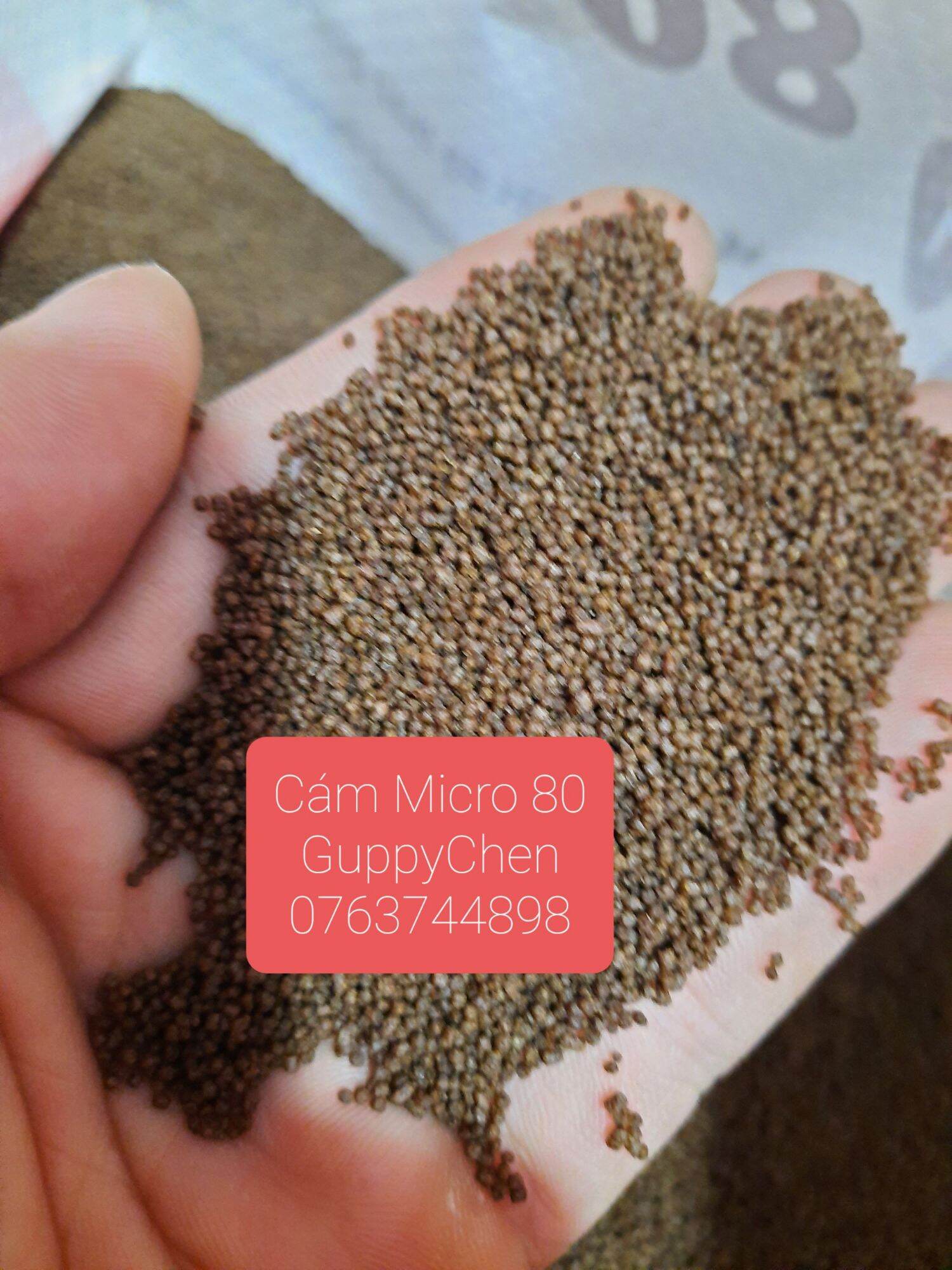 500Gr Cám Hạt Nổi Micro 0 Micro 80 Cho Cá