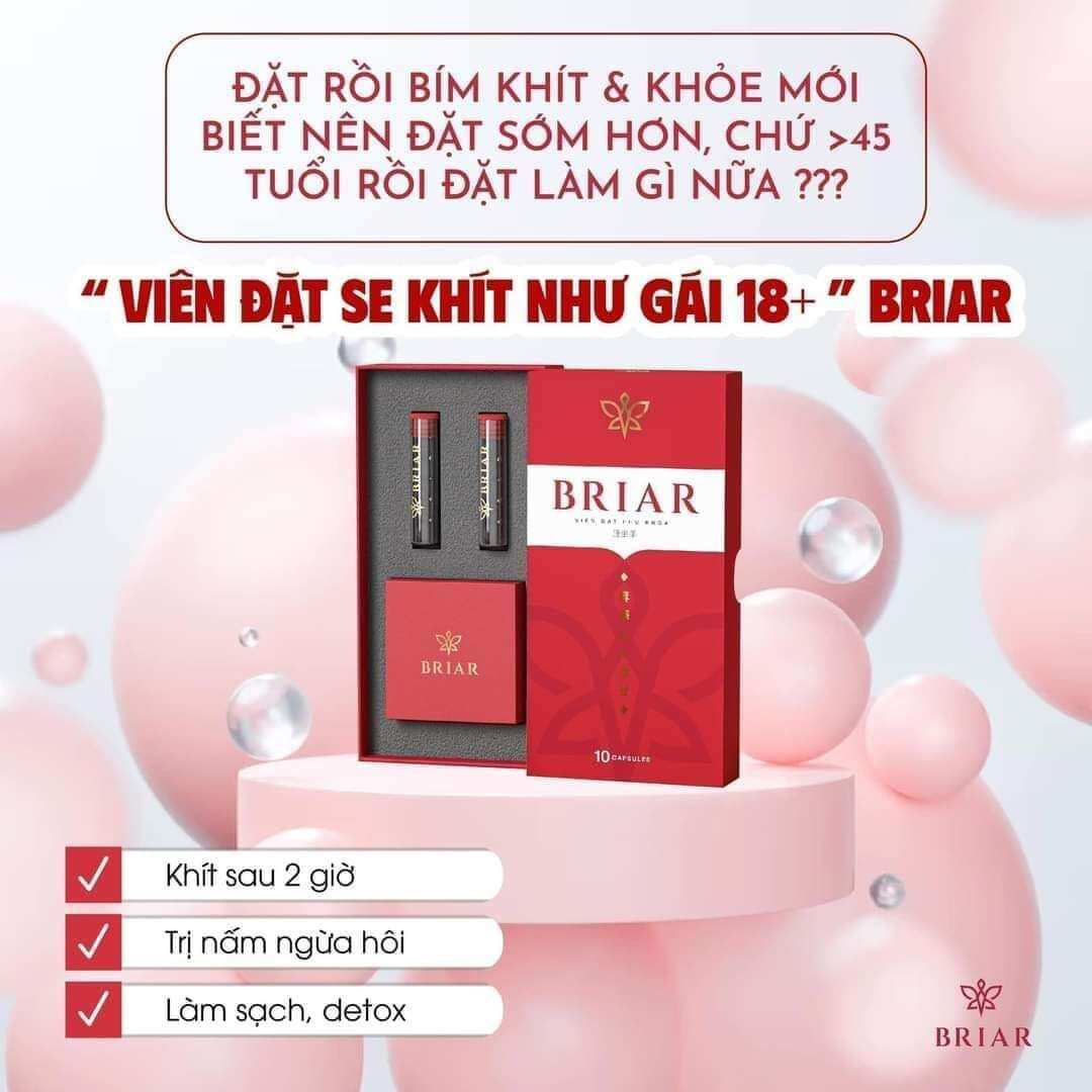 viên đặt se khit briar mẫu mới chính hãng (10viên)