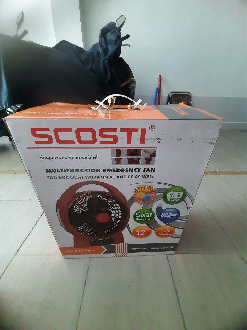 [HCM]Quạt sạc đa năng Watashi Scosti 3712QS