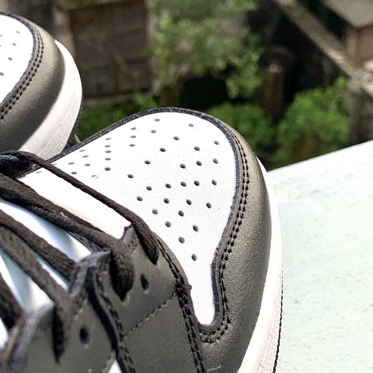 Giày Sneaker JD1 Panda đen trắng cổ cao