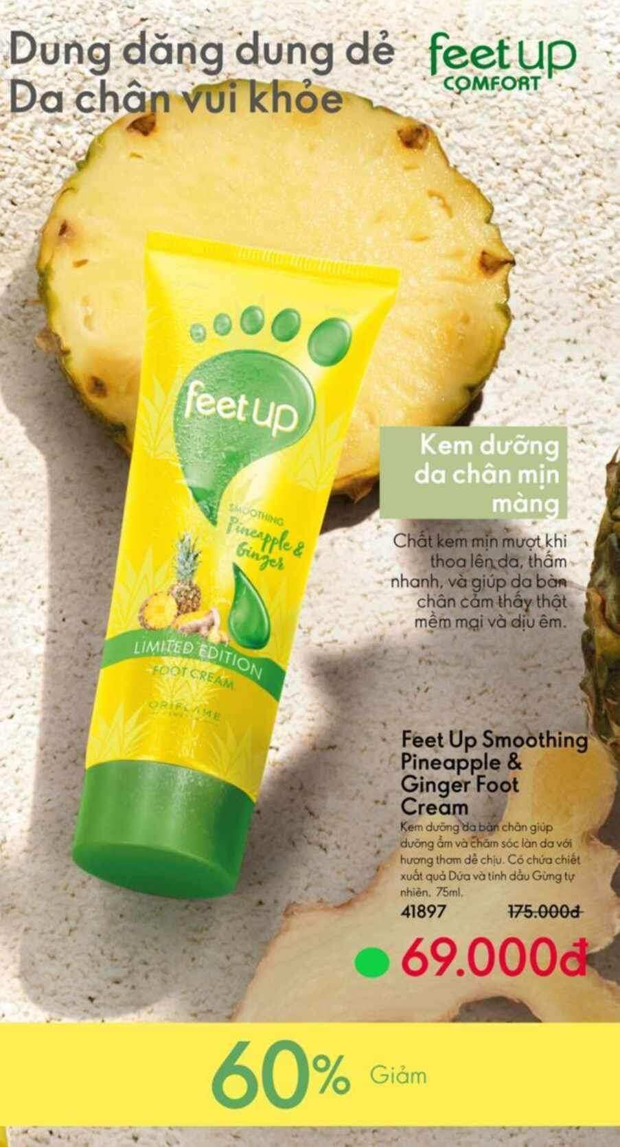 kem dưỡng da chân, trị nứt gót chân Oriflame.