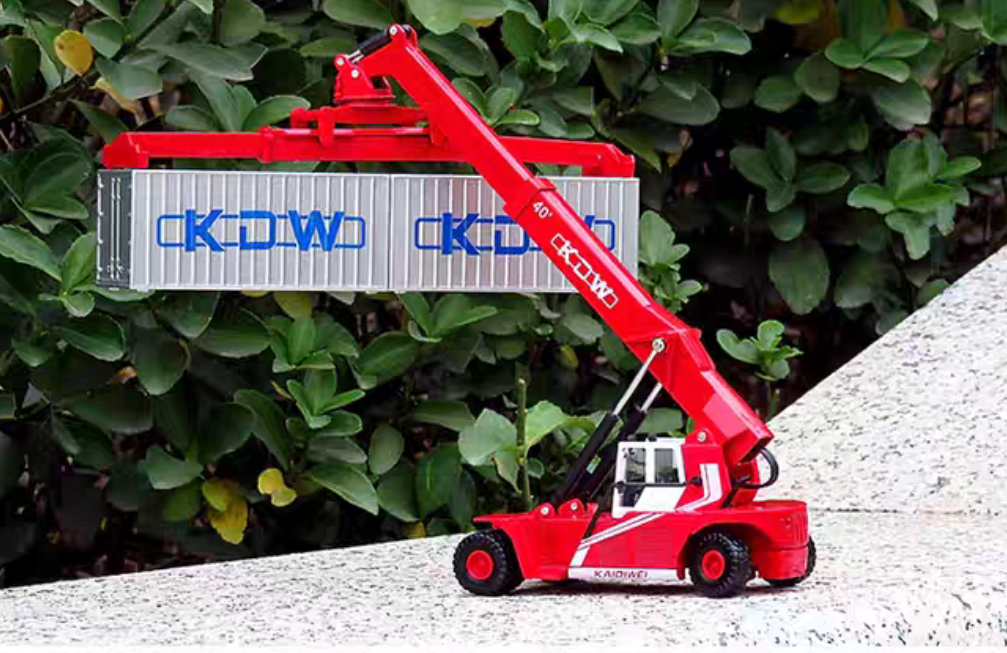 Mô hình xe xếp thùng container hợp kim 1:50
