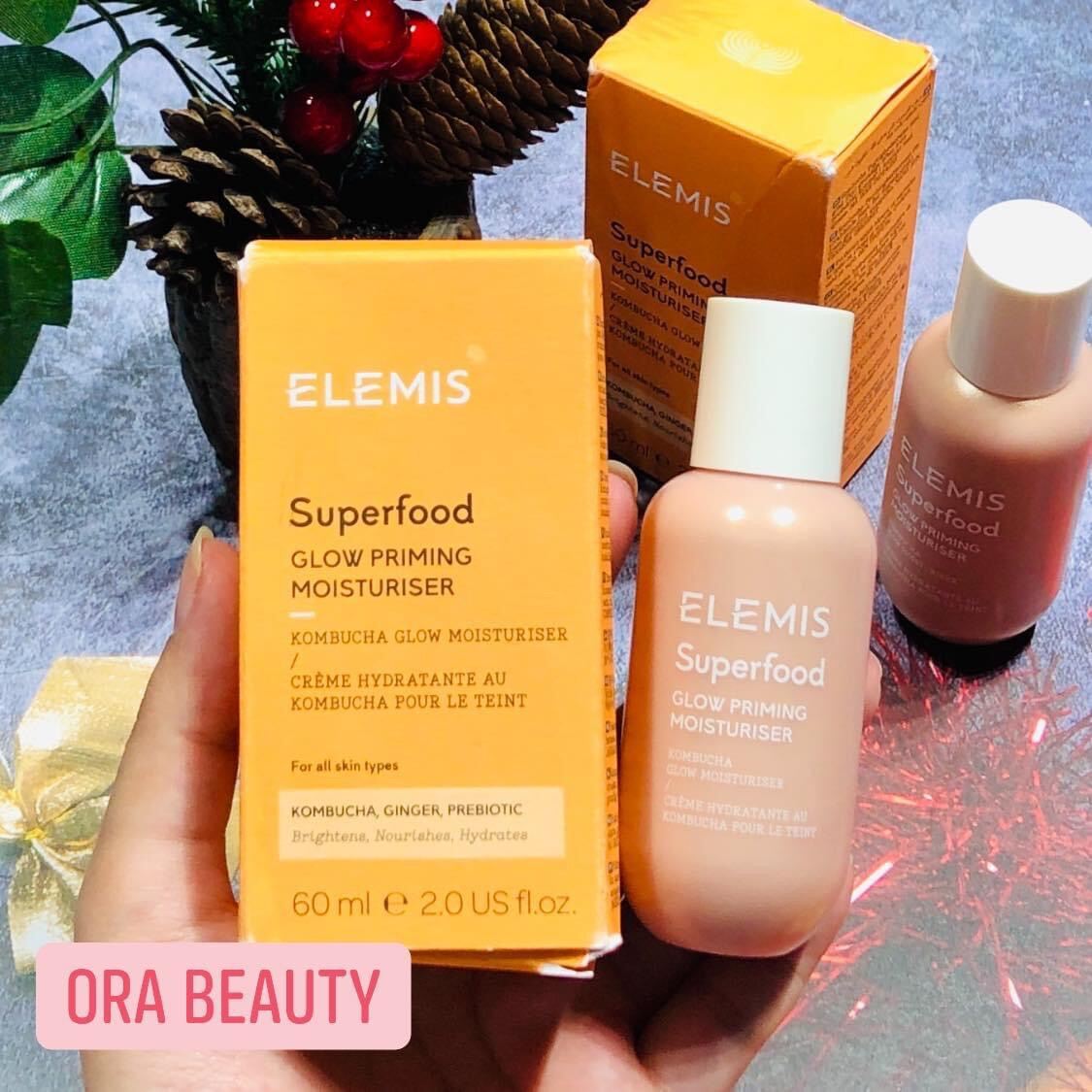 [Hcm]Kem Lót Bắt Sáng Elemis Superfood Glow Priming Moisturiser