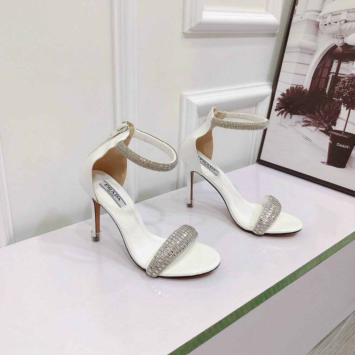 Sandal bản xoàn gót nhọn 9cm
