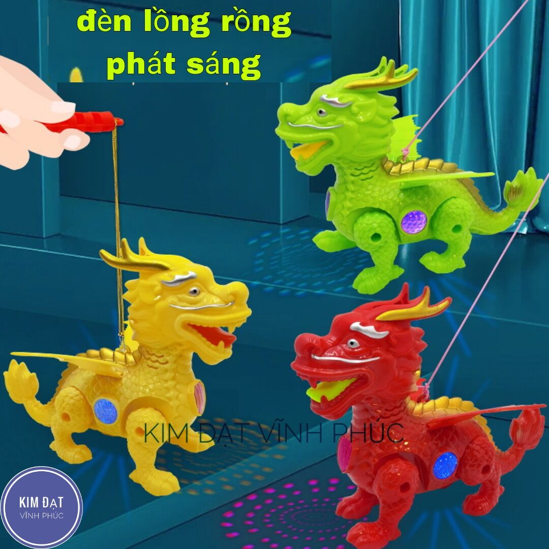 Đồ chơi đèn rồng phát nhạc , đồ chơi trung thu cho bé đèn lồng rồng