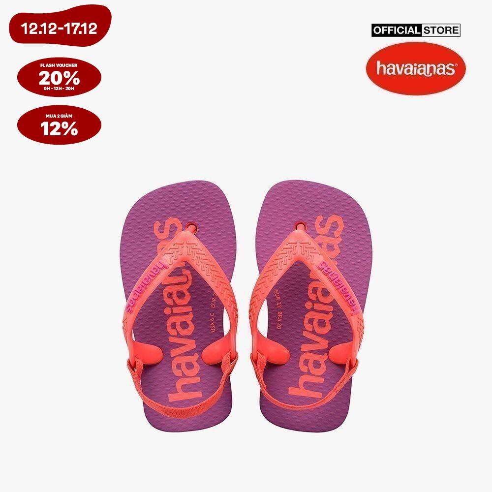 [FLASH VOUCHER 20% + MUA 2 GIẢM 12% + FREESHIP|CHỈ 20H 11/12 - 12/12] HAVAIANAS - Giày sandals trẻ em Baby Logomania 4145795-1256