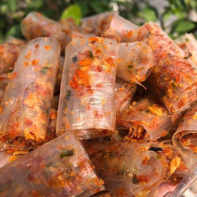 500g bánh tráng cuộn thập cẩm long an