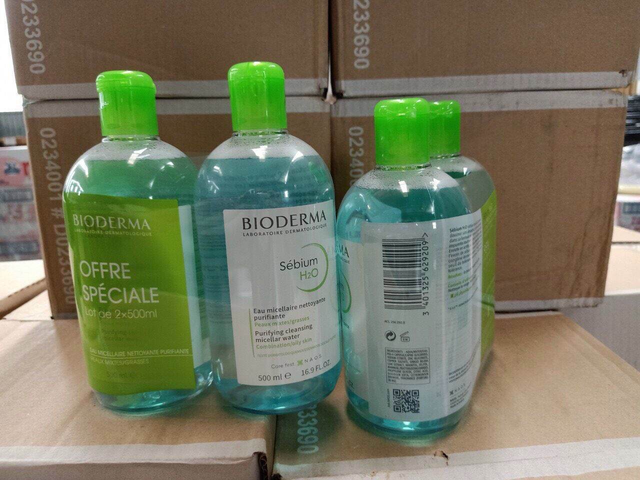 [CHÍNH HÃNG XÁCH TAY] Nước Tẩy Trang Làm Sạch Da Bioderma 500ml