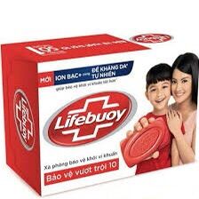 Combo 10 cục xà bông cục Lifebuoy bảo vệ vượt trội 10 90g màu đỏ