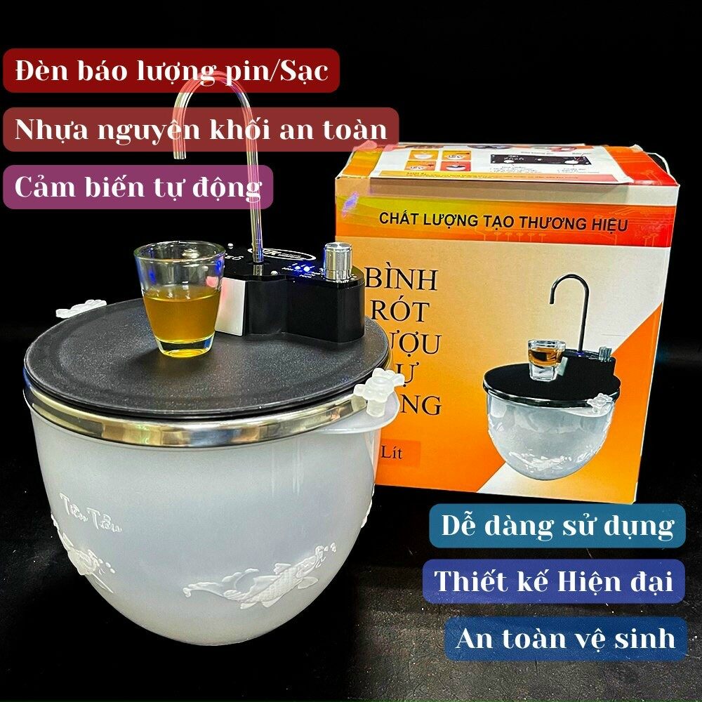 Máy rót rượu tự động
