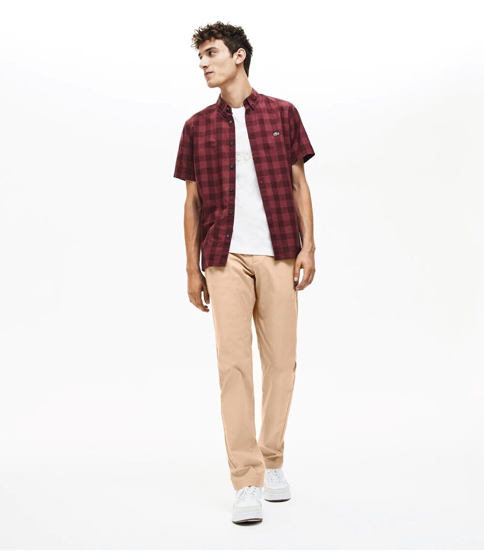 QUẦN Lacoste Nam Stretch Cotton Chino