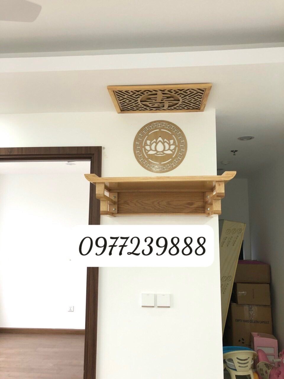 Bộ bàn thờ 81cm full bộ