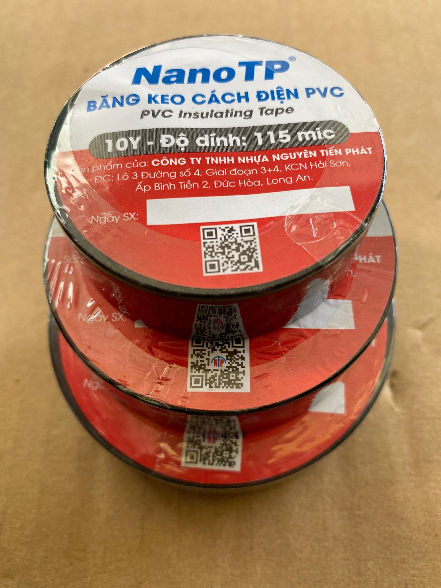 Băng Keo Cách Điện Nano TP PVC