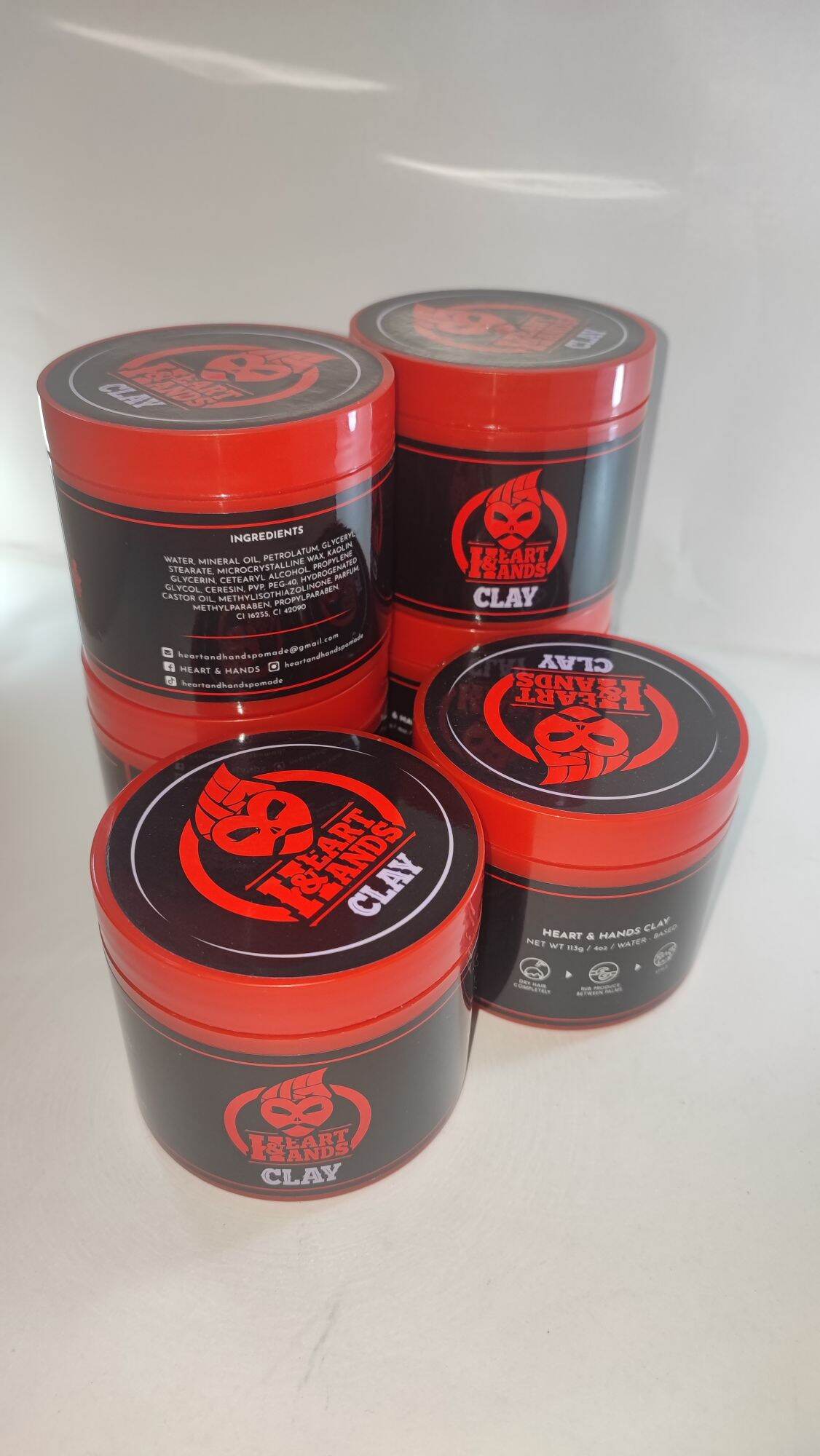 Gel vuốt tóc heart & hands clay