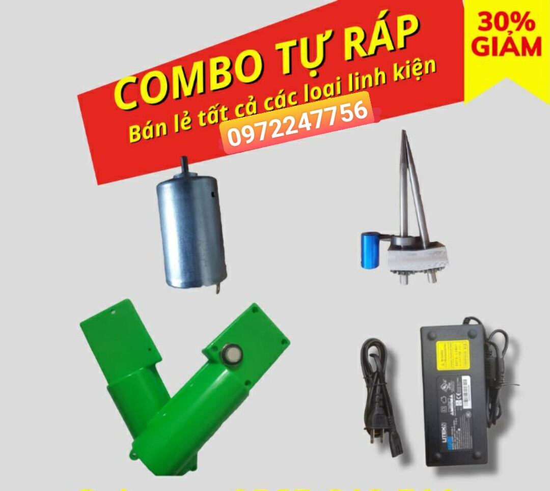 Phụ kiện thay thế máy nhổ lông vịt, lông gà cầm tay, nhíp nhổ, đũa nhổ, công tắc, vỏ, moto, nguồn 24v