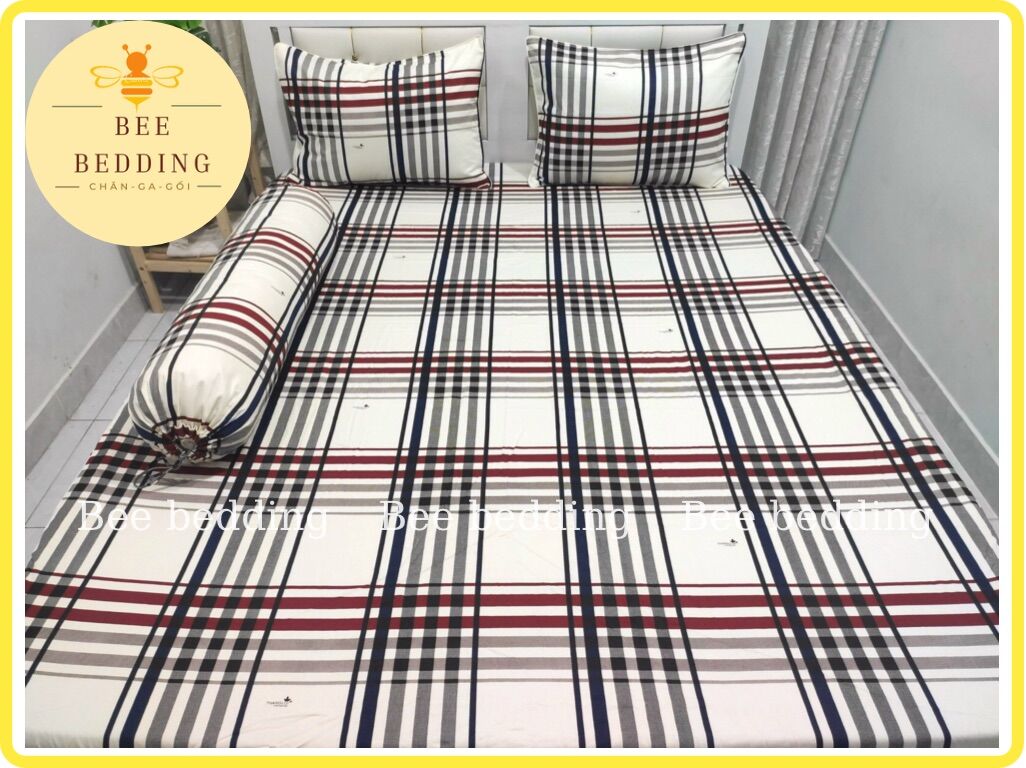 Ga lẻ 1m6x2m Cotton Thắng Lợi chuẩn logo (không áo gối, dùng cho nệm cao từ 3-15cm)