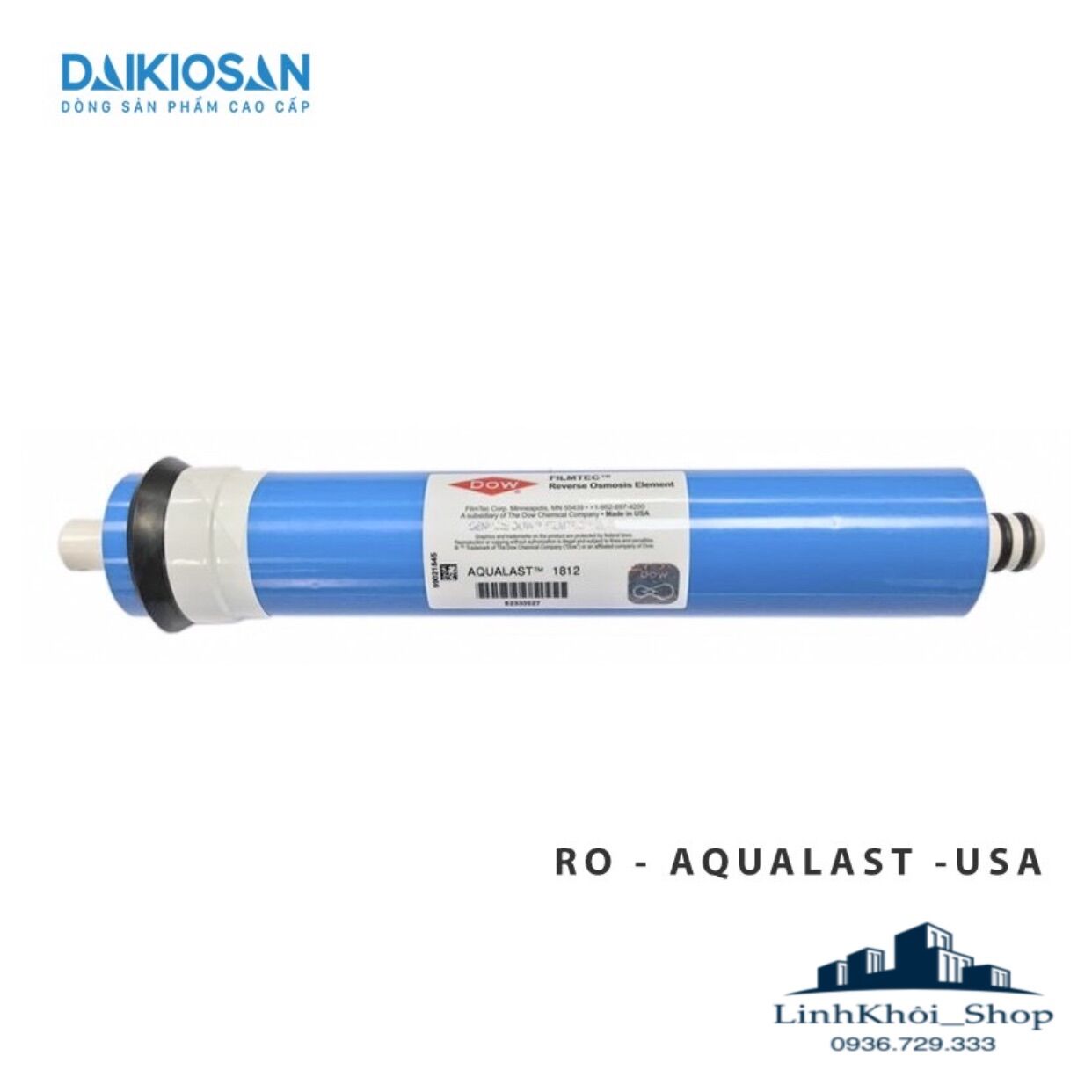 [CHÍNH HÃNG] Màng lọc RO DOW (DUPONT) - AQUALAST 1812-HR