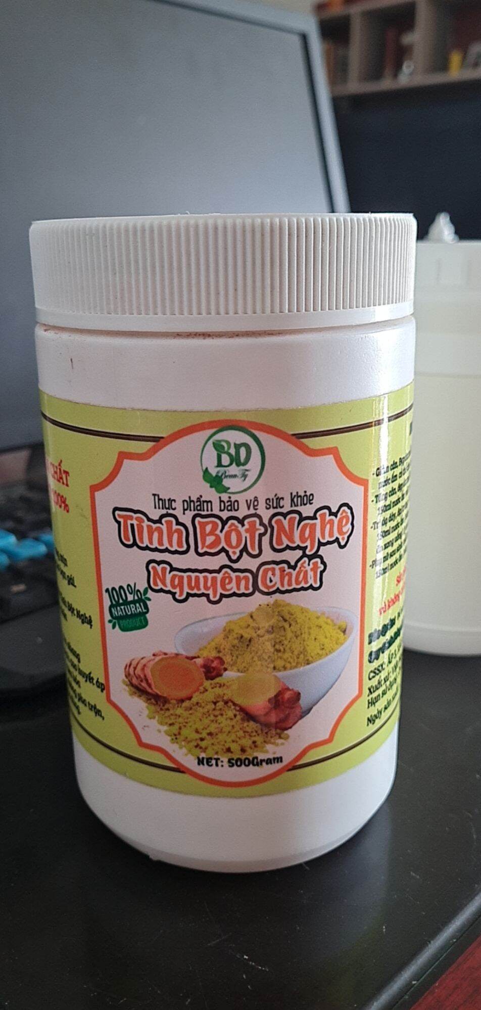 Tinh bột nghệ nguyên chất hủ 500g