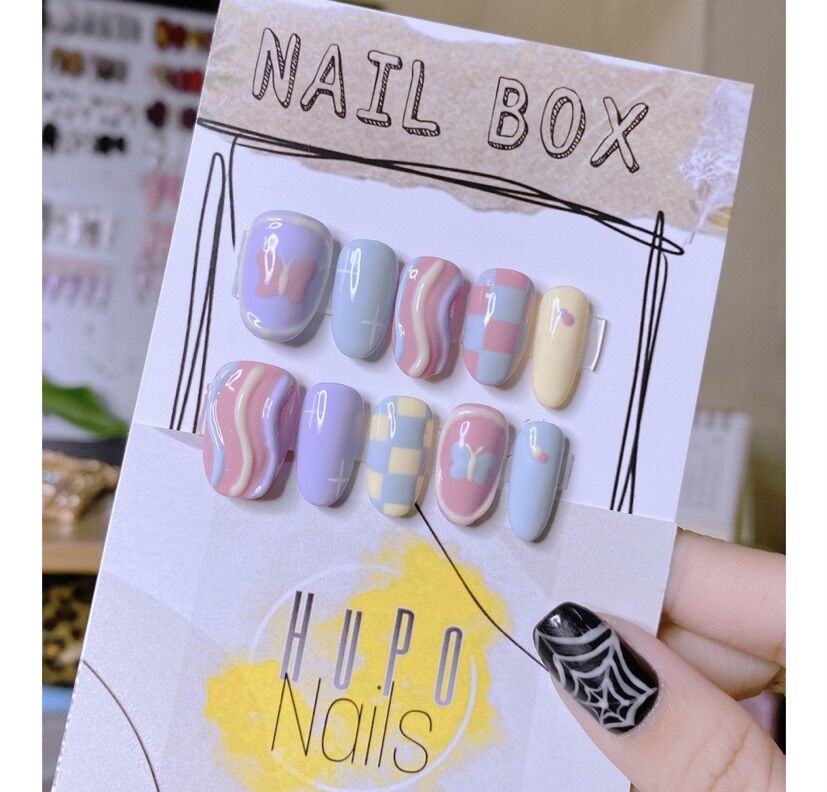 Nailbox thiết kế theo yêu cầu- móng úp nhiều màu xinh M36