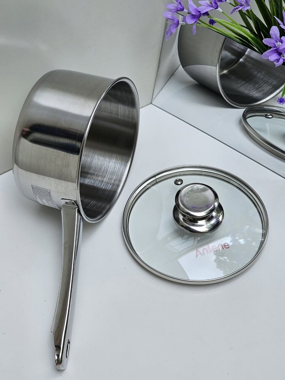 Quánh inox 16cm-hkm Anlene