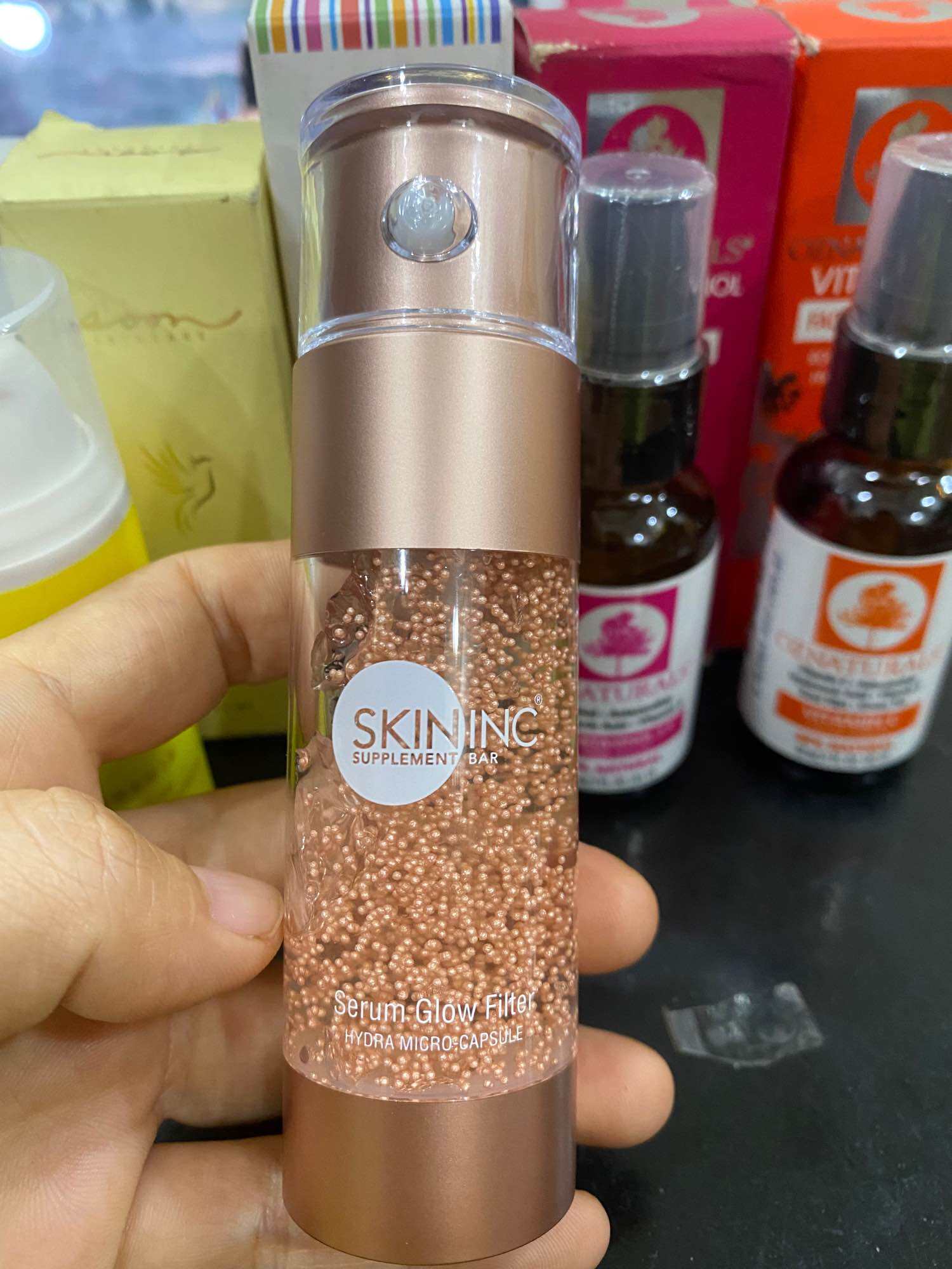 Serum Glow Filter-sáng da,thu nhỏ lỗ chân lông Skininc 30ml