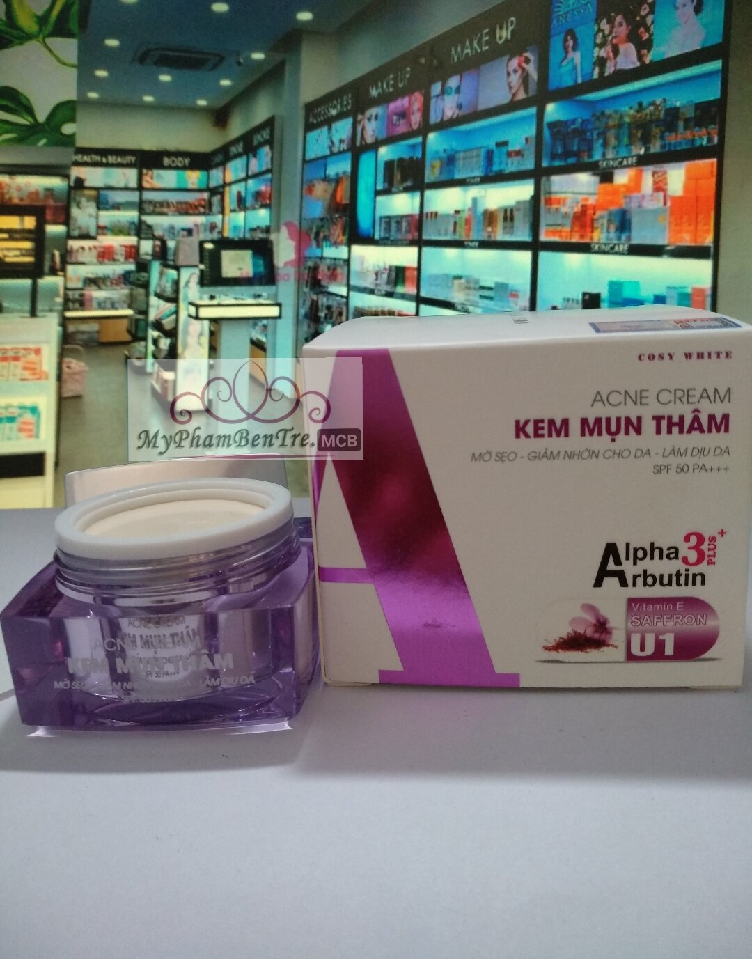 Kem Acne Alpharbutin mụn thâm U1 20g