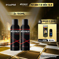 Combo 2 chai Xịt khử mùi X-Men for Boss Intense 150ml