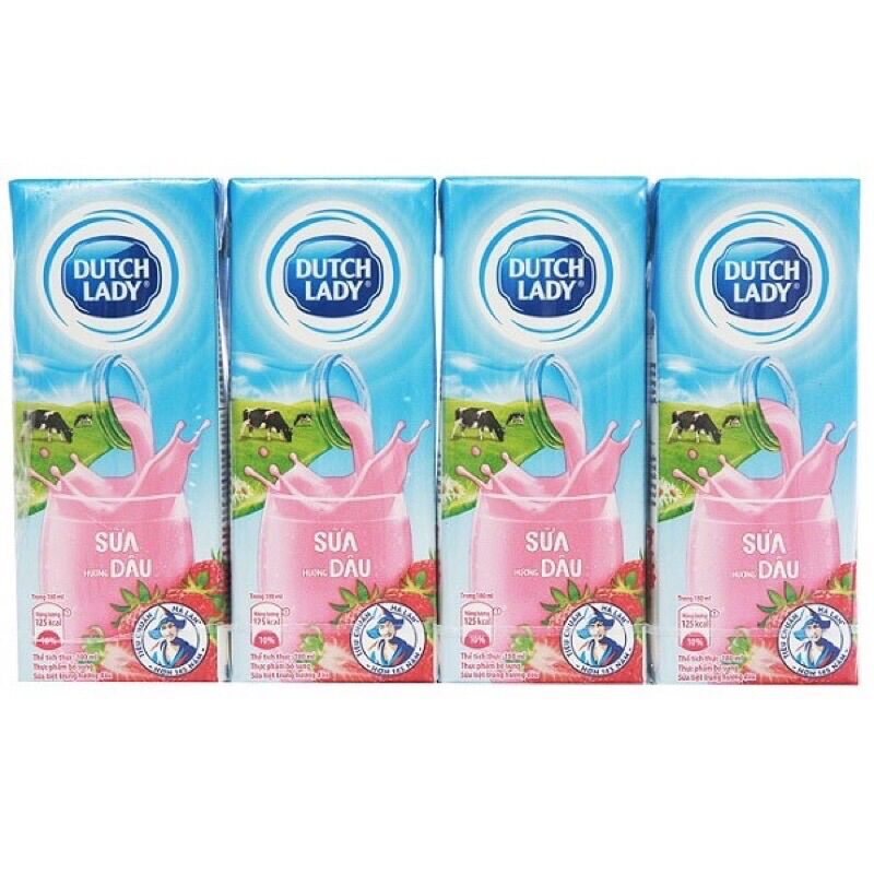 Conbo 2 lốc sữa tươi cô gái hà lan 180ml