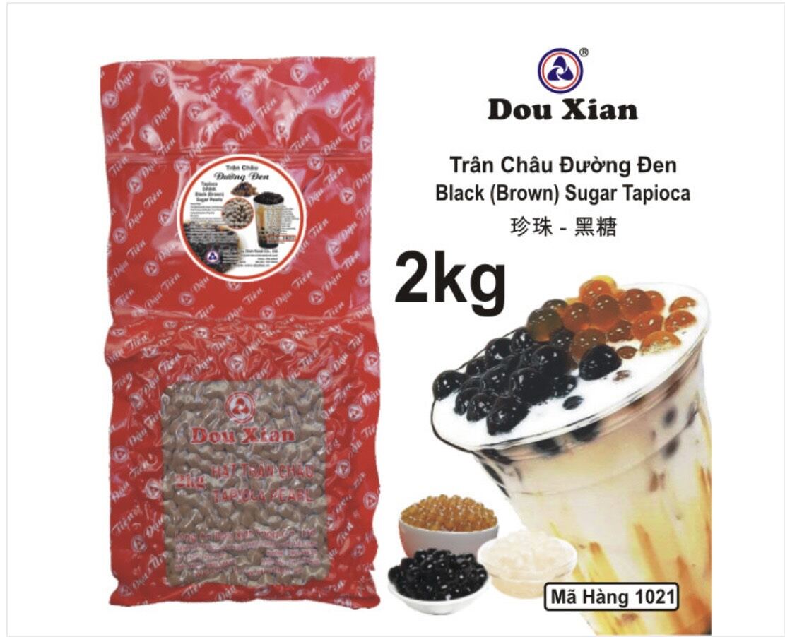 Trân Châu Đường đen Douxian túi 2kg