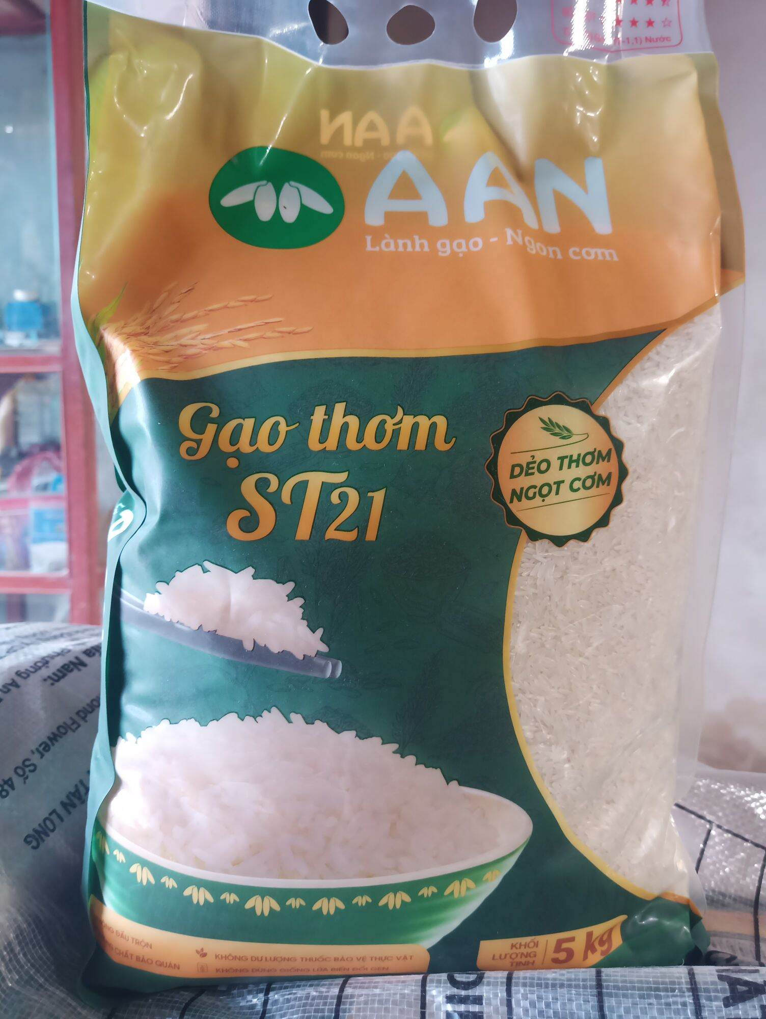 [HN] Gạo ST21 A AN Túi 5Kg