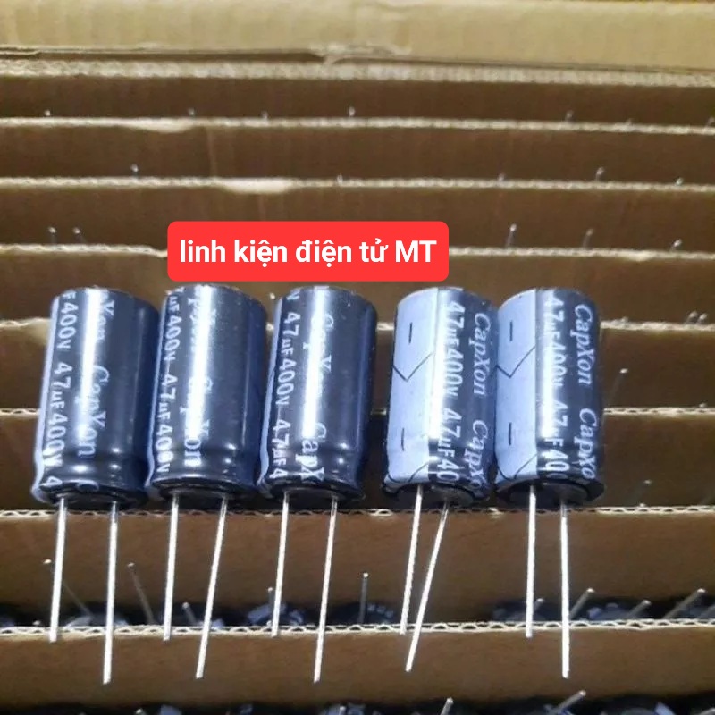 Combo 5 tụ capxon 400v-47uf