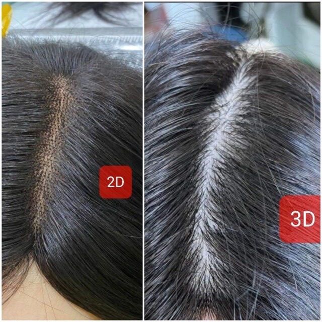Tóc giả nguyên đầu đầu layer mềm mượt 100% tóc thật