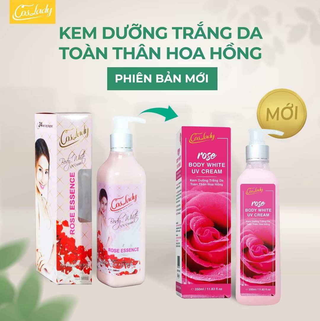 KEM DƯỠNG TRẮNG DA TOÀN THÂN COSLADY 350ML