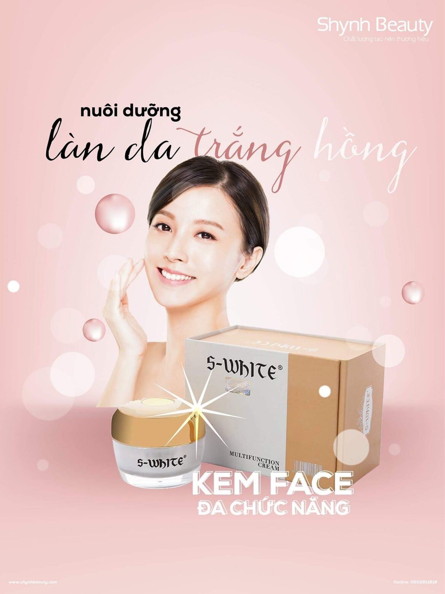 Kem Face ( Trắng Da ) Đa Chức Năng Swhite 25g