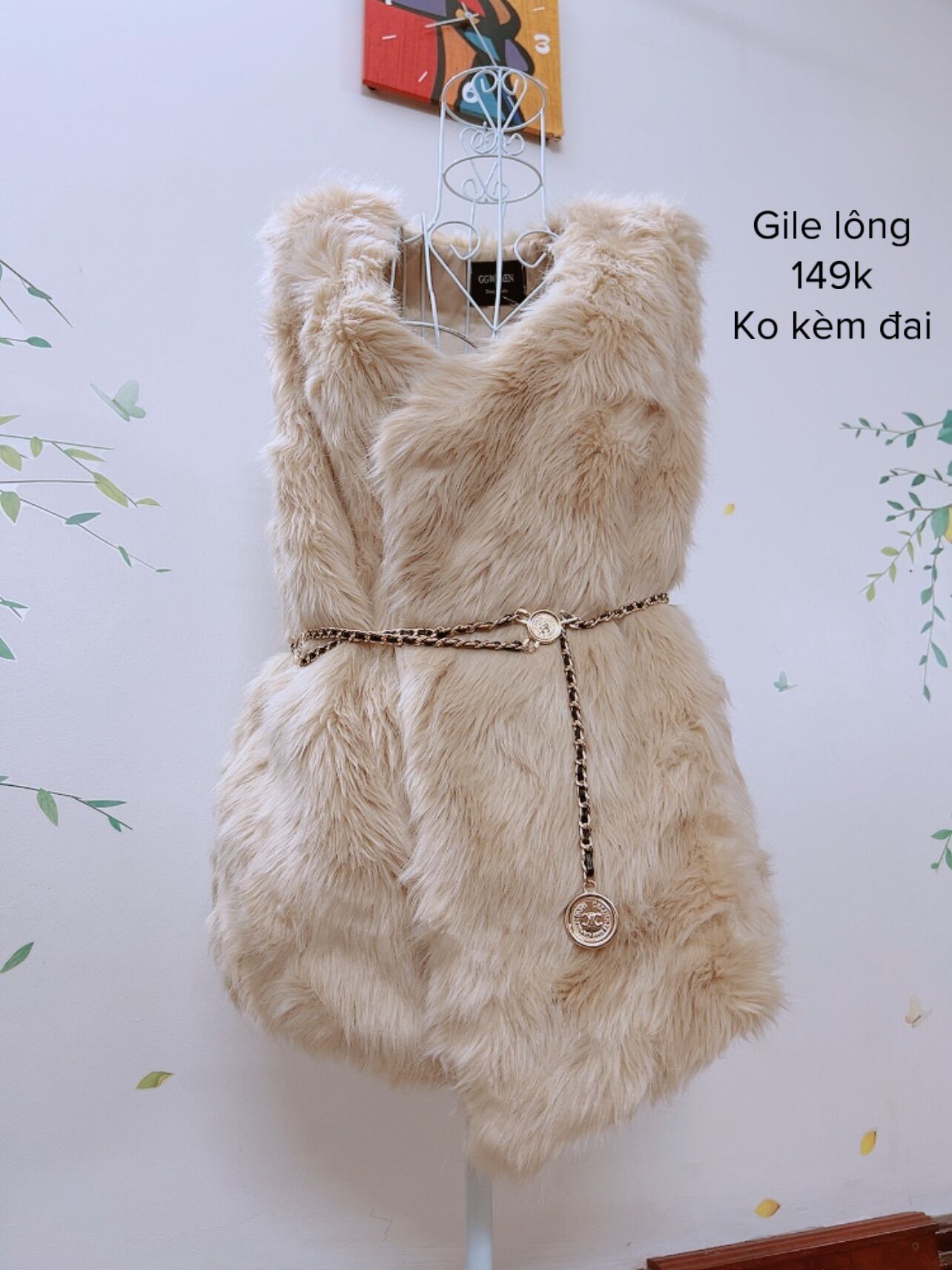 Áo gile lông 2hand