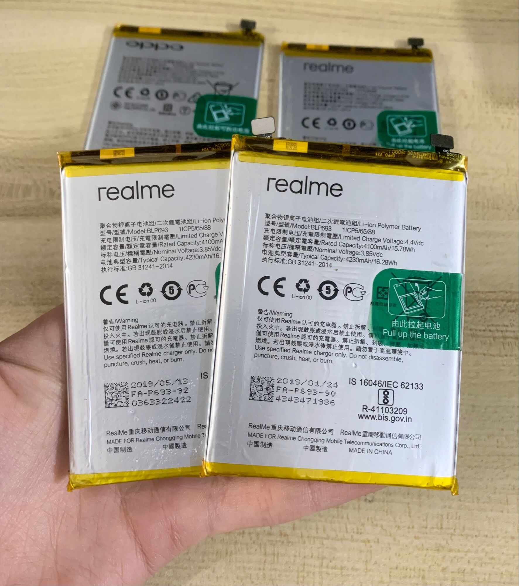 Pin realme 3 zin hàng cao cấp.