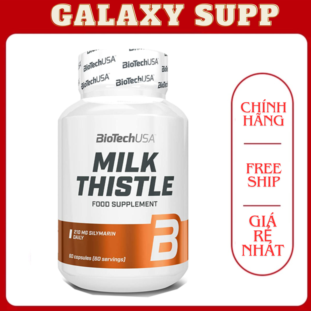 Biotechusa milk thistle giải độc gan 60 viên