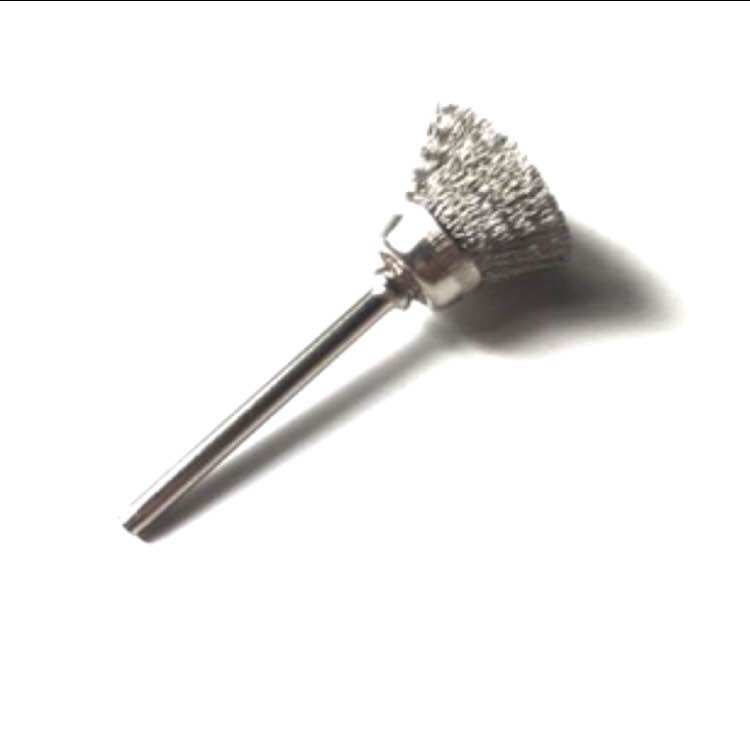 Chổi chén thép đánh gỉ 16mm cán 3mm