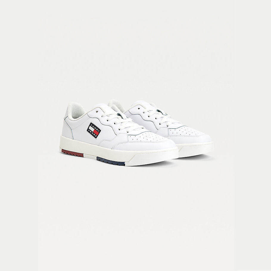 TOMMY HILFIGER - Giày Nam Basket Leather Tommy Jeans EM0EM00899YBR