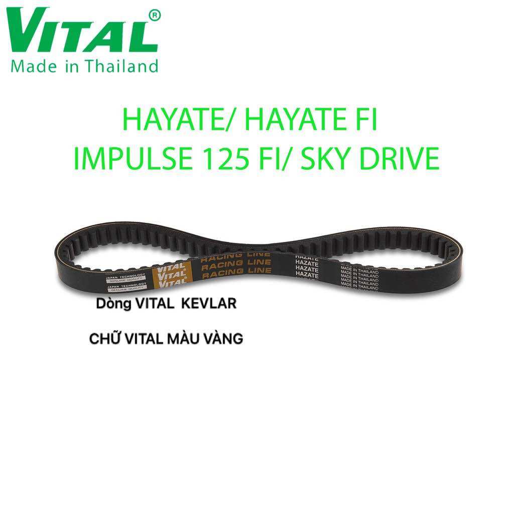 Dây curoa hayate/hayate ss/ impun/skydrev - vital kevlar made in thailand