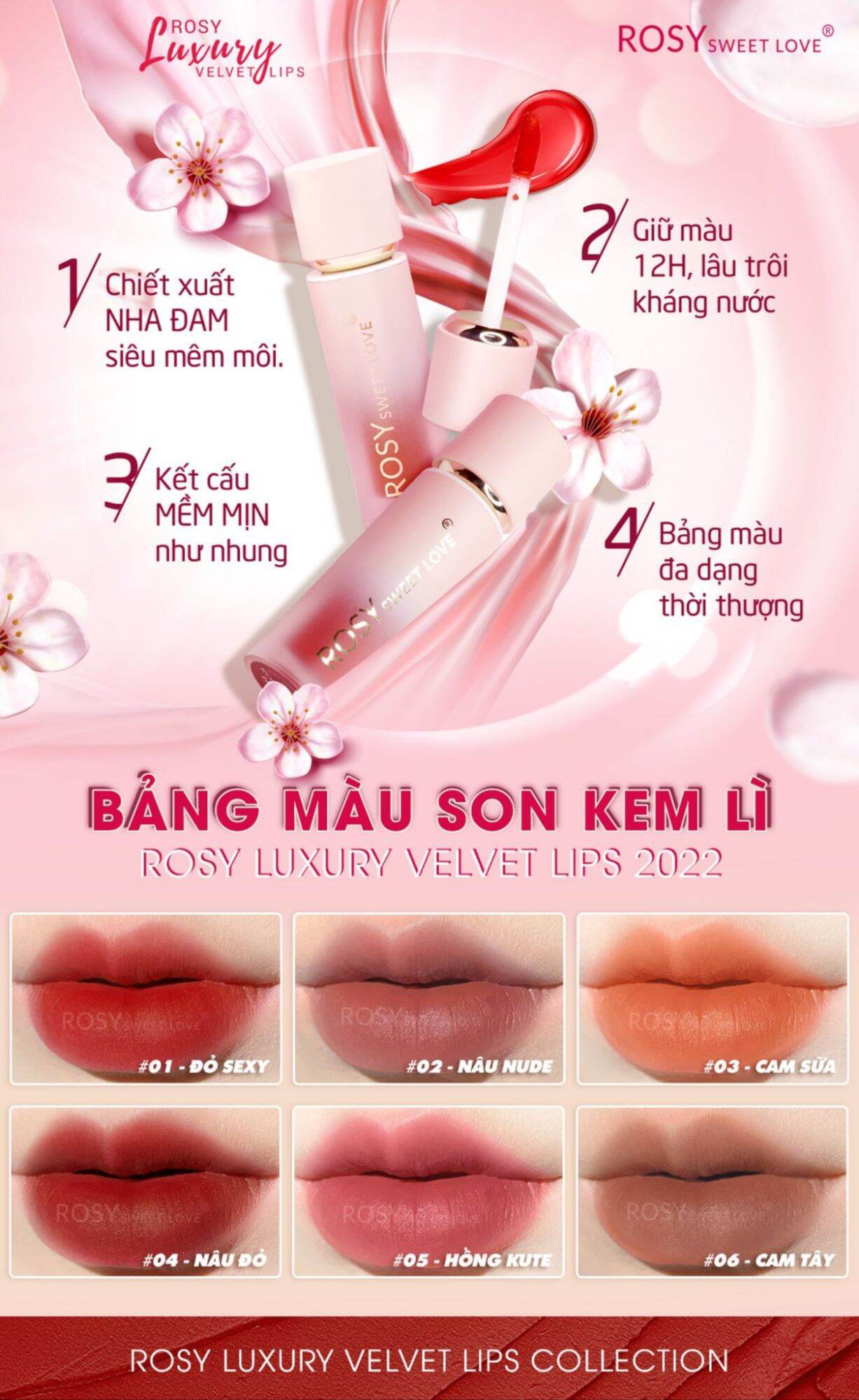 Son kem lì Rosy an toàn mẹ bầu