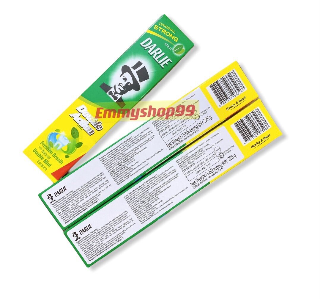 5 HỘP KEM ĐÁNH RĂNG DARLIE DOUBLE ACTION 225G