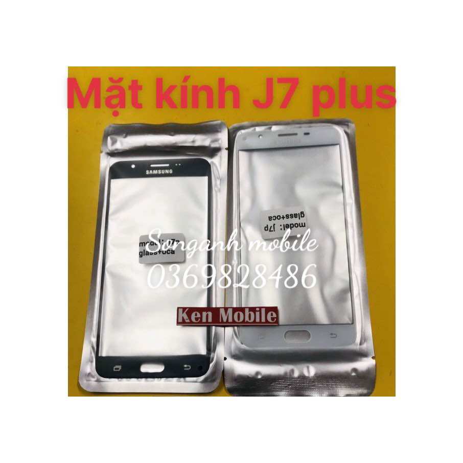 Mặt kính samsung j7 plus / c8 / sm-c710 loại liền keo oca