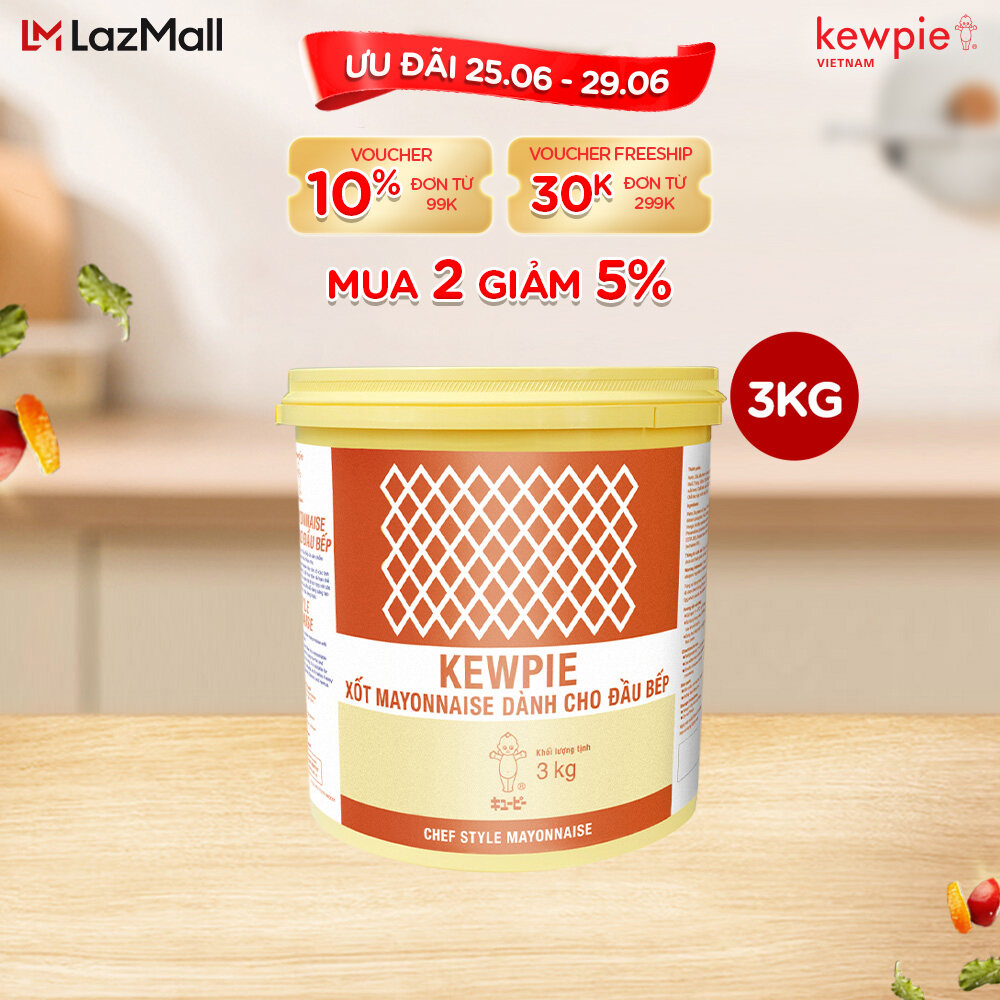 Xốt Mayonnaise Dành Cho Đầu Bếp - Kewpie (Xô 3kg)