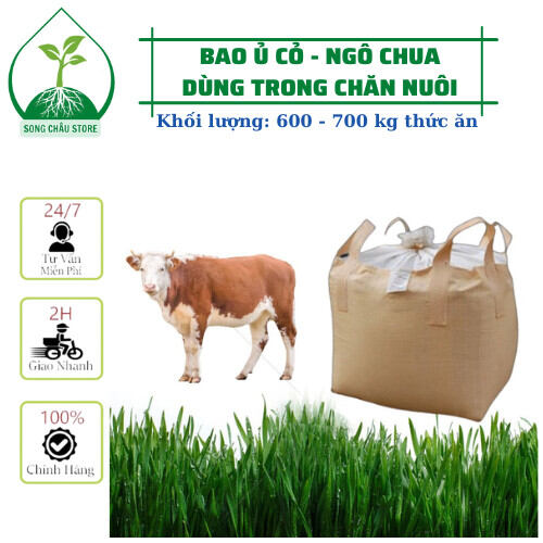 [Loại Dày] Bao ủ cỏ chua làm thức ăn cho gia súc